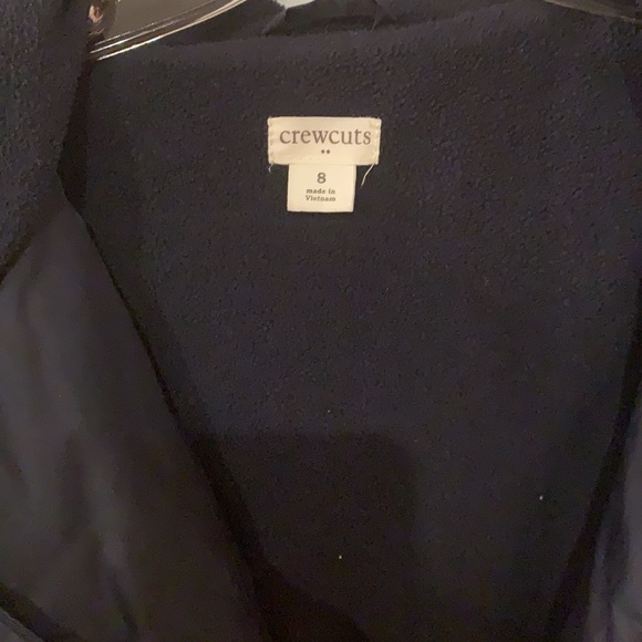 Boys JCREW Crewcuts navy puffer jacket size 8 - Picture 3 of 8